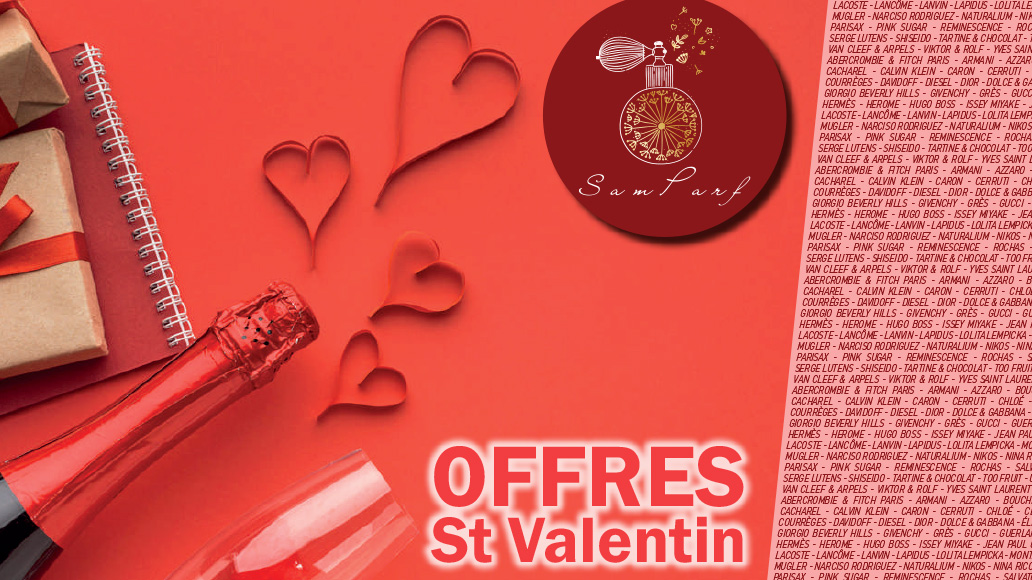 PARFUMS SAMPARF - OFFRES SPÉCIAL St VALENTIN 2026